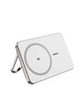 Nouvelle batterie externe magnétique sans fil avec écran TFT numérique, chargeur portable 5000 mAh avec fonction de support de batterie semi-solide