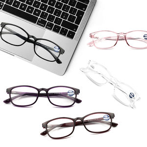 アンチブルーライト眼鏡女性用メガネプラスチックTr90ブルーライトアイウェアTr90ブルーカットコンピューターメガネ - Product Image 4