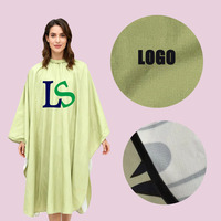 Cape de barbier en polyester et élasthanne de luxe - Anti-statique, col réglable, cape de coiffure plus épaisse pour salon
