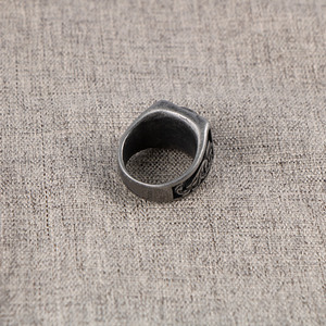 Men's Skull <b>Ring</b> <b>Titanium</b> Steel Vintage Rose Design SA1173 Gift Jewelry - Product Image 2