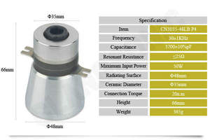 Wholesale Price <strong>30khz</strong> 60w Clangsonic <strong>Ultrasonic</strong> Piezoelectric <strong>Transducer</strong> For <strong>Ultrasonic</strong> Cleaner Machine - Product Image 6