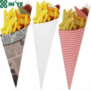 <span class=keywords><strong>Porta</strong></span> Churros per cialde in Crepe con patatine fritte in carta da asporto biodegradabile con salsa - Product Image 1