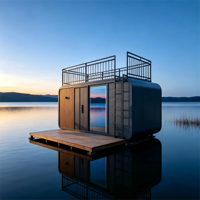 Cabine Apple Moderne Préfabriquée pour Glamping en Plein Air, Hébergement, Villa, Entrepôt, Bâtiment de Bureau - Maison Conteneur sur Mesure