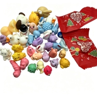 Sachets et boîtes surprises de petits animaux mignons de dessin animé, petits cadeaux, jouets pour enfants, accessoires en résine DIY