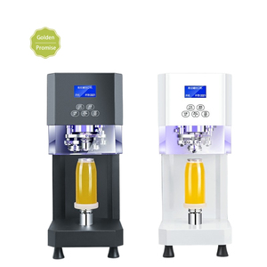 Full Automatic Beverage Plastic PET Aluminum Can Tin Bottle Cup Can Sealing Sealer Seamer Machine