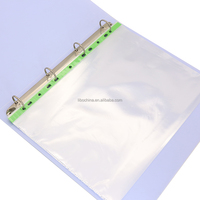 A4 PP Poches de poinçon étanches Protecteur de feuille transparent 11 trous Sacs de documents transparents Protecteur de feuille