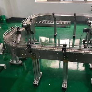 Transportador de rodillos flexible eléctrico de acero inoxidable para uso industrial Motor de rodamiento de correa de goma PU para minería de alimentos, incluida la bomba - Product Image 4