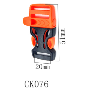 Emergência Side Release <span class=keywords><strong>Whistle</strong></span> Buckles para Paracord Pulseira Mochila Survival Kits - Product Image 3