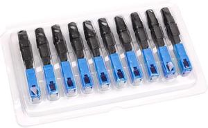 Adaptateur Fibre Optique Mixte SC LC FC <span class=keywords><strong>ST</strong></span> à Coque Métallique Durable avec Manchon d'Alignement Céramique pour Système de Communication de Montage - Product Image 4