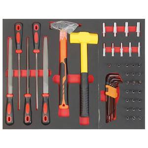 Coffrets d'outils Steeltreks, nouvelle vente directe d'usine, 298 pièces, 8 tiroirs, chariot métallique super robuste sur roulettes, pour réparation automobile, garage, outils à main. - Product Image 6