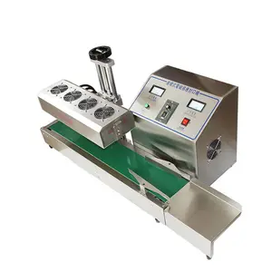 Automatic Horizontal Plastic Film Bag Heat Sealer Aluminum Foil Continuous Tape Sealing Machine Food Packaging Bag Sealer Price