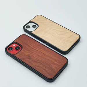 Étuis en bois pour téléphones portables, bois naturel de luxe, biodégradable, vente en gros pour iPhone 17 16 15 14 13 12 11 Pro Max - Product Image 3