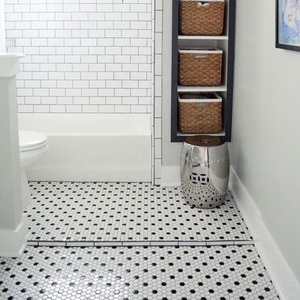 Mosaïque hexagonale 260x300mm, carreaux de sol pour cuisine et salle de bain, carreaux muraux pour <span class=keywords><strong>toilettes</strong></span>, mosaïque, carreaux de sol, design de revêtement de sol - Product Image 6