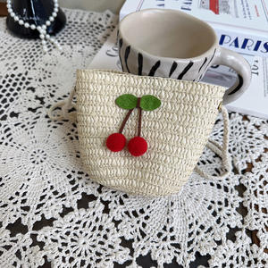 Robes d'été 2026 sans manches style princesse <span class=keywords><strong>pour</strong></span> petites filles avec sac tissé - Product Image 4