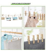 Pinces artisanales en bois bricolage Spapel imprimé couleur pinces à linge pour literie pour enfants salon ou cuisine utilisation