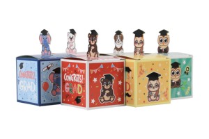 Décoration de fête de remise des diplômes petite boîte en papier boîte-cadeau d'échange de classe faveurs de prix enseignant-étudiant pour la cérémonie de remise des diplômes - Product Image 4