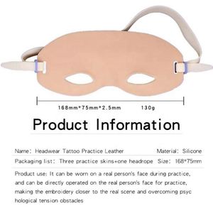 Bán buôn OEM pmu 3D mặt lông mày môi trang điểm Silicone thực hành da lông mày môi trống Tattoo thực hành giảng dạy da - Product Image 2