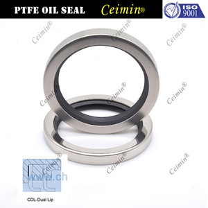Joint d'étanchéité à l'huile à lèvre en PTFE Ceimin Modèle 7M810721 ID 36x52x7 avec boîtier en acier inoxydable pour pompe de compresseur d'air à vis à arbre rotatif unique - Product Image 2