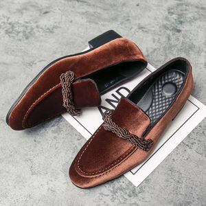 Chaussures Oxford rétro en cuir véritable brillant de première qualité en cuir de vachette toutes saisons décontractées pour affaires - Product Image 6