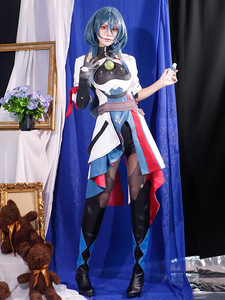 Honkai: Star Rail personnage Natasha Cosplay noir blanc <span class=keywords><strong>costume</strong></span> <span class=keywords><strong>gilet</strong></span> Cosplay <span class=keywords><strong>Costume</strong></span> avec jupe gants - Product Image 2