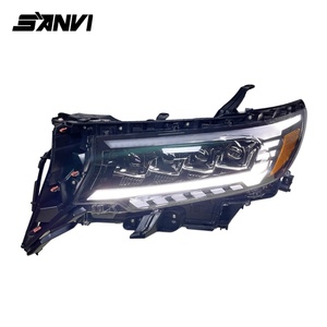 Sanvi LED Flowing DRL Auto Parts Super Bright Headlamp Led Modified Headlights for Toyota Prado 2018 - Product Image 2