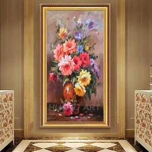 Pintura <span class=keywords><strong>al</strong></span> óleo <span class=keywords><strong>de</strong></span> lino <span class=keywords><strong>de</strong></span> impresión clásica, cuadro <span class=keywords><strong>de</strong></span> jarrón <span class=keywords><strong>de</strong></span> <span class=keywords><strong>flores</strong></span> pintado a mano <span class=keywords><strong>con</strong></span> Base <span class=keywords><strong>de</strong></span> soporte <span class=keywords><strong>de</strong></span> lienzo para decoración para sala <span class=keywords><strong>de</strong></span> estar - Product Image 6