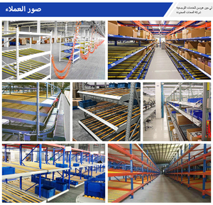 Estanterías de Almacenamiento de Acero con Rodillos de Gravedad, Certificación CE, Estanterías Industriales para Palés, Recogida Rápida, Modulares - Product Image 2