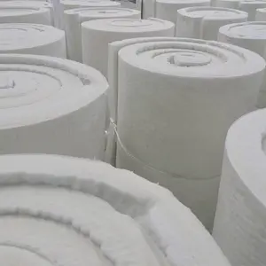 Coperta di isolamento termico ad alta temperatura in fibra di ceramica 1260 di lana refrattaria in fibra di ceramica coperte