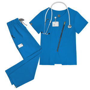 Uniformes de Enfermera de Alta Calidad para Hospital, Salón de Belleza, Spa, Conjuntos de Uniformes con Cierre, Ropa de Trabajo Estilo Casual, Tallas XS-2XL - Product Image 6