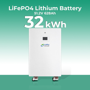 ราคาโรงงาน LVFU รับผลิตแบบ OEM/ODM แบตเตอรี่ LiFePO4 32kWh 600 Ah 51.2V ระบบไฮบริดกริด CAN ชุดแบตเตอรี่ลิเธียม - Product Image 2