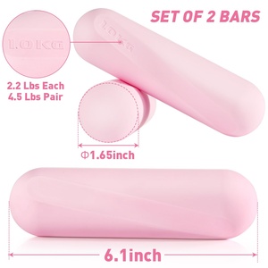 Adjustable Wrist Ankle Weights Pilates Yoga Barre <b>Workout</b> Strength Training Exercise Silicone Arm Leg Weighted Bangles <b>Bands</b> - Product Image 6