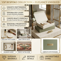 Boîte magnétique bicolore vert sauge personnalisable avec logo, conteneur rigide premium avec insert en velours pour coffret cosmétique en gros