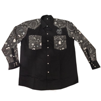 Kemeja Kerja Las Tahan Api (FR) Dua Warna Lengan Panjang CAT2 EN 11612 NFPA 2112, Bahan Twill Bernapas, Pewarnaan Benang, Promo Hot Sale