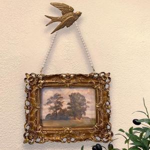 Cadre <span class=keywords><strong>photo</strong></span> en résine rétro européen, design vintage en relief, décoration de table, cadre <span class=keywords><strong>photo</strong></span> doré pour portrait - Product Image 1