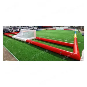 Floating Inflatable Water Polo Field / Water Soccer Field / Beach Water Polo Field Inflatable with Goal for Lake