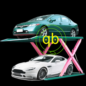 Thủy lực đôi mức độ cắt kéo nền tảng bãi đậu xe thang máy cho nhà để xe thang máy - Product Image 2