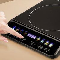 Vente directe d'usine 1 plaque chauffante Indection Table de cuisson Portable Commercial brûleur unique cuisinière à Induction électrique cuisinière