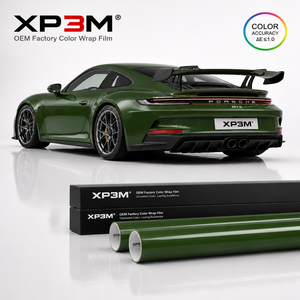 Film de protection de peinture (PPF) en vinyle TPU brillant OEM vert Racing XP3M 7,5 mil, auto-réparant, anti-rayures, anti-jaunissement, avec canaux de décompression d'air - Product Image 2