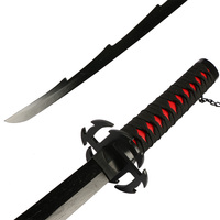Ensemble de cosplay d'anime Zangetsu Ichigo, épées katana en bambou, cadeau de Noël, comprenant un porte-épée et une ceinture