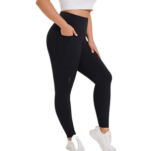 <span class=keywords><strong>Legging</strong></span> amincissant de <span class=keywords><strong>grande</strong></span> <span class=keywords><strong>taille</strong></span> pour femmes, pantalon de yoga, de fitness, de pêche, de pêche, d'extérieur, de <span class=keywords><strong>taille</strong></span> haute, sans T, 4XL - Product Image 3