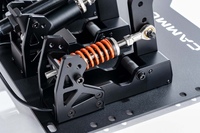 Pedales de Carreras CAMMUS LC100 Negros, Pedales Hidráulicos con Sensor de Presión para Simulación de Carreras en PC, Compatibles con Volante, Joystick y Controlador de Juegos