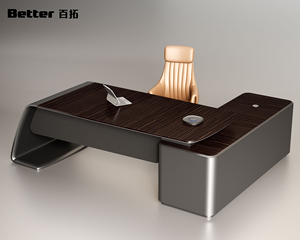 Bureau <span class=keywords><strong>de</strong></span> <span class=keywords><strong>travail</strong></span> moderne <span class=keywords><strong>avec</strong></span> un design épuré et un plateau spacieux pour les bureaux professionnels - Product Image 1