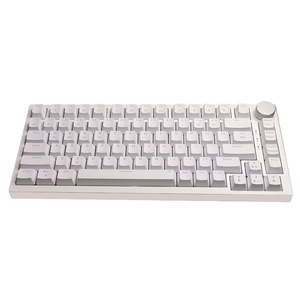 Tastiera meccanica a 85 tasti con interruttore meccanico a tre modalità tastiera meccanica per Gamer Wireless con manopola Rotarting - Product Image 1