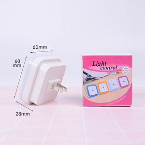 Lámpara de luz LED de noche con Sensor inteligente anochecer al amanecer Sensor de luz 0,8 W Plug-en - Product Image 2