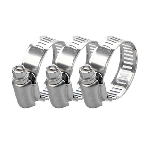 Thép Không Gỉ 201 304 Gia Cố Sức Mạnh Mỹ Loại Worm Drive Bánh Có Thể Điều Chỉnh Ống Kẹp - Product Image 1