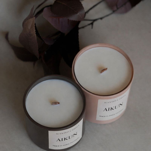 AIKUN Factory Supplier Manufacturer <b>Bulk</b> OEM Custom Soy Wax Scented <b>Candles</b> for Home Decor Aromatherapy - Product Image 3