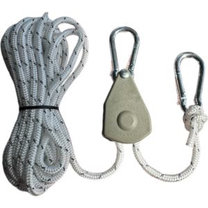 Acampar al aire libre y senderismo Tienda de <span class=keywords><strong>cuerda</strong></span> de tracción de metal a prueba de viento con varilla de soporte fija - Product Image 1