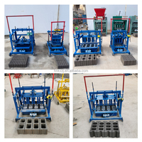 Machine Manuelle à Briques de Béton KX2-45, Produisant des Blocs Creux à Trois Trous de 400x120x200mm (Longueur, Largeur et Hauteur)