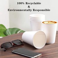 Gobelet en papier jetable simple double couche avec logo imprimé tasse à thé au lait épaissi personnalisée vente en gros gobelet en papier publicitaire pour café cola