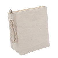 Sac cadeau en toile tendance avec fermeture éclair, motif arc-en-ciel recyclable, pour accessoires de voyage et trousse de toilette